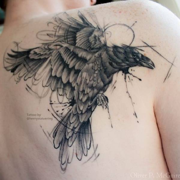 40 Amazing Raven Tattoos Tattoo Spirit