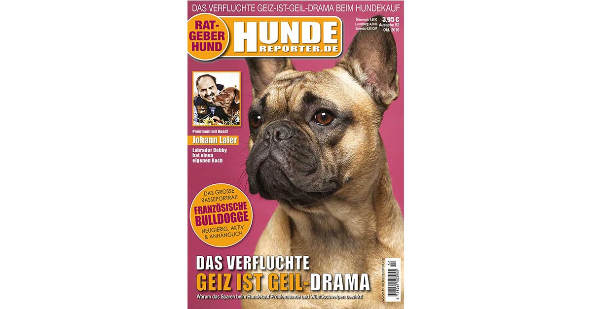 Installation Tal højt beviser Hunde-Reporter – Ausgabe 52 – Oktober 2016 – Hundereporter