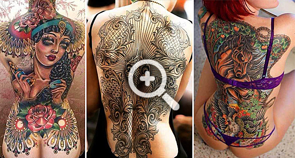 Große RückenTattoos für Frauen Tattoo Spirit