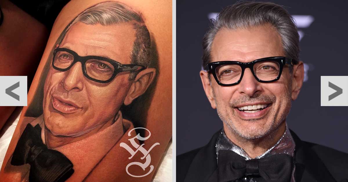 Jeff Goldblum bewertet Jeff Goldblum Tattoos Tattoo Spirit