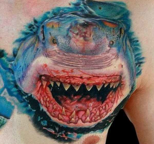 Ungewöhnliche Hai-Tätowierungen - Tattoo Spirit