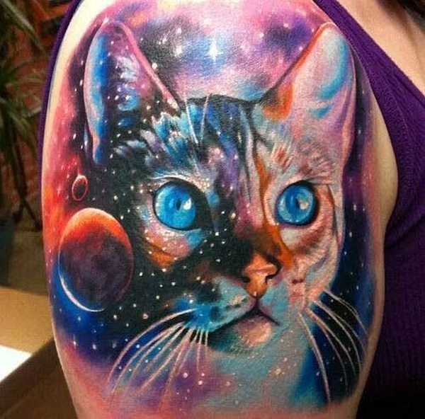 Katzen Tattoo Spirit