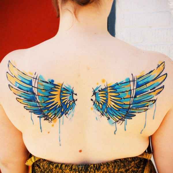 Eindrucksvolle Flügel Tattoos - Tattoo Spirit