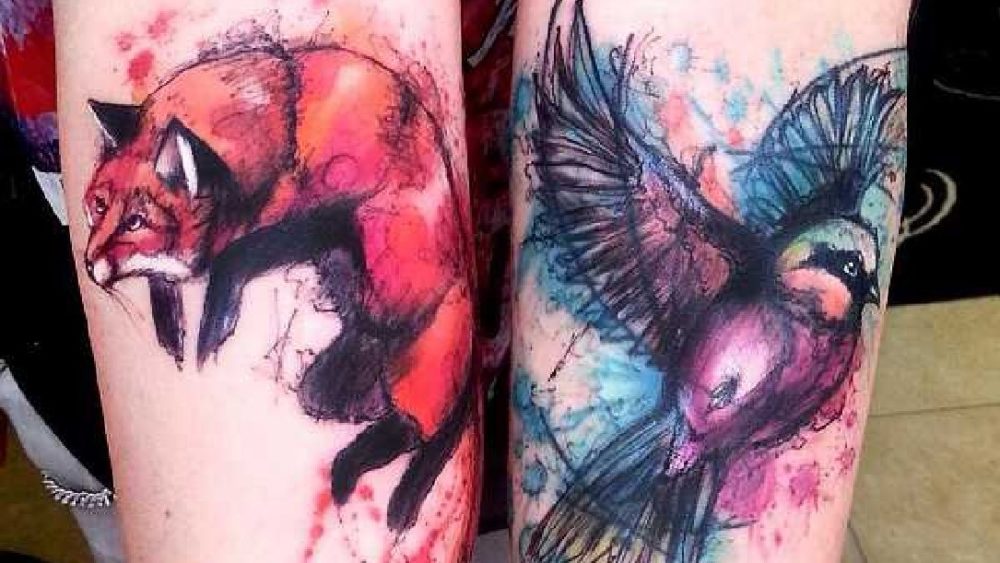 Aquarell Tattoos Part 02 Tattoo Spirit