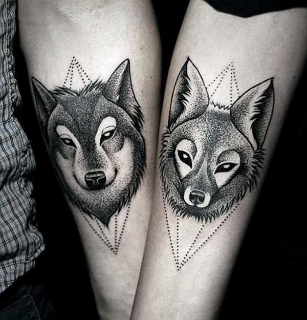 Elegantes Freundschafts Tattoo Mnner Fotos