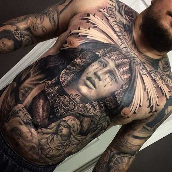 Brust männer tattoo 50 Brust
