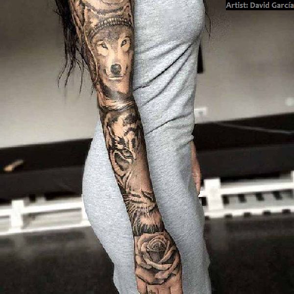 Tattoo motive frau arm