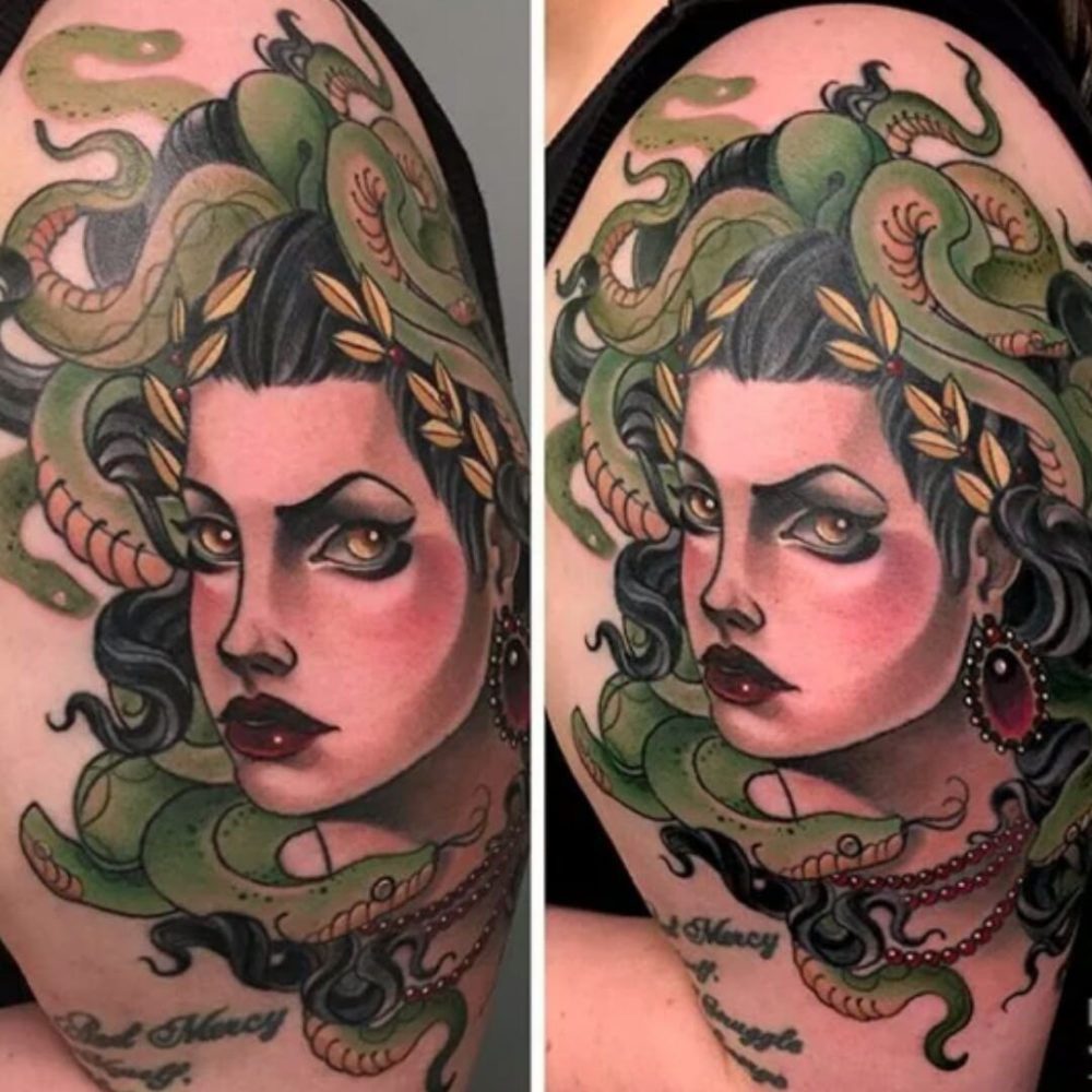 Bedeutung der Medusa Tattoos Tattoo Spirit