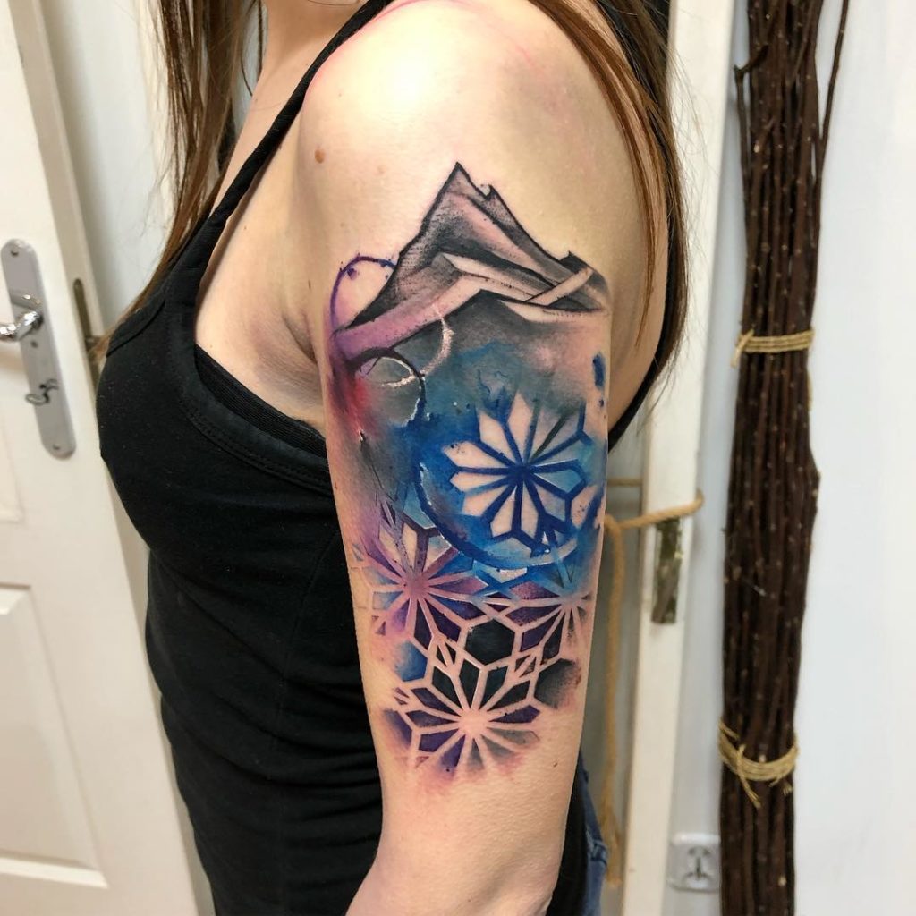 Dark Watercolor mit Lukasz Bam Kaczmarek Tattoo Spirit