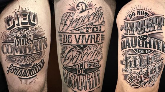 Tattoo, Idee, Lettering
