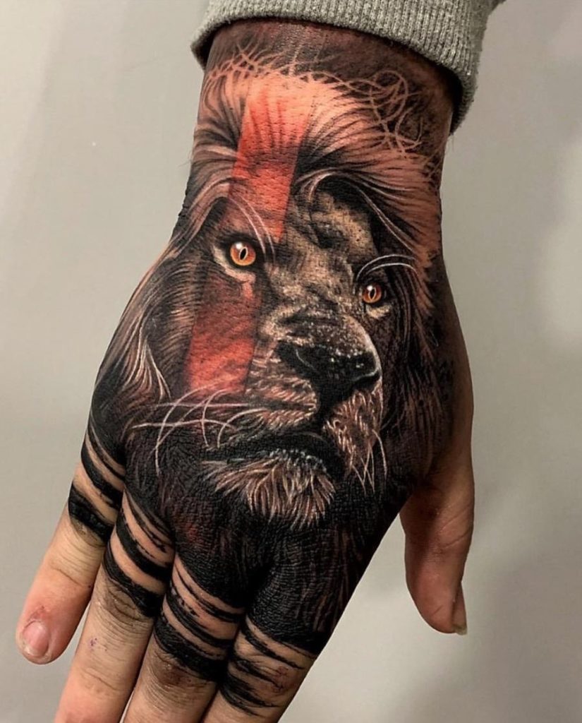 Löwen Tattoo