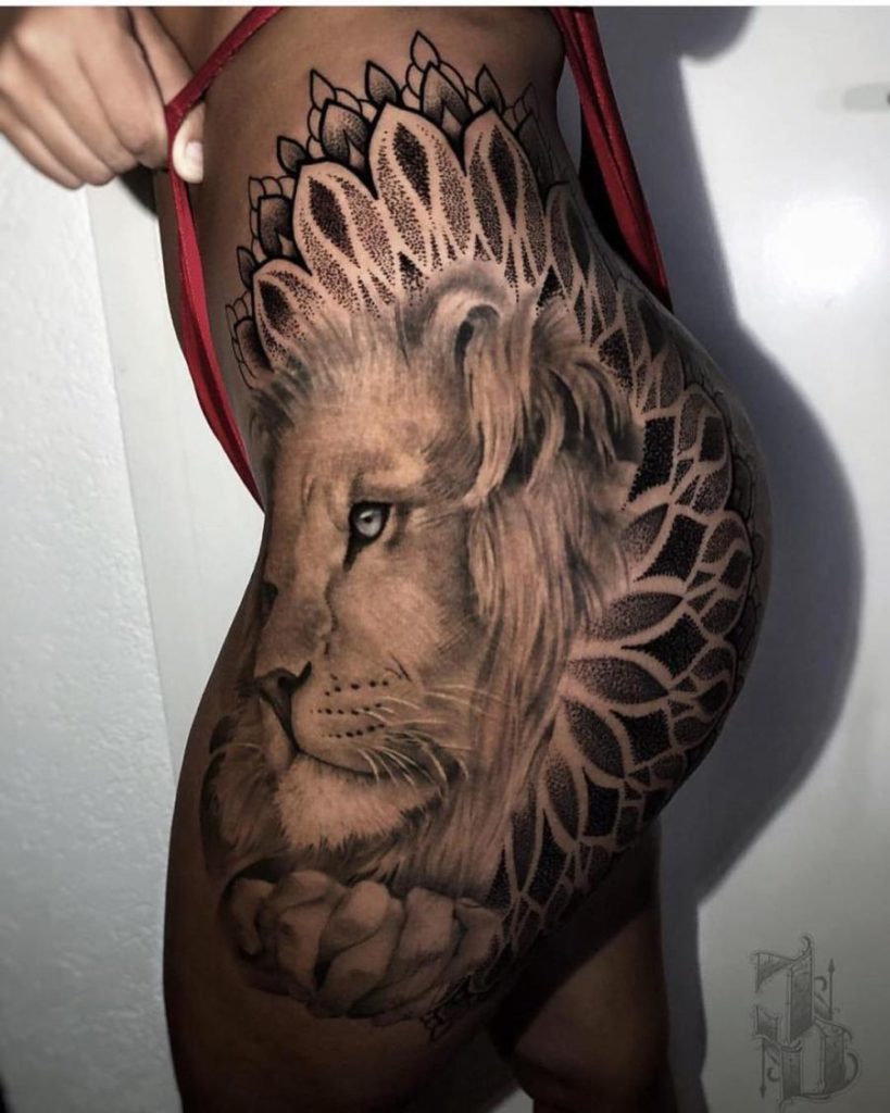 Löwe mann unterarm tattoo 99 Tribal