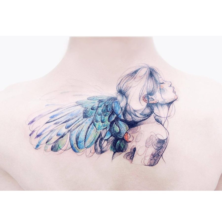 Engel tattoos vorlagen