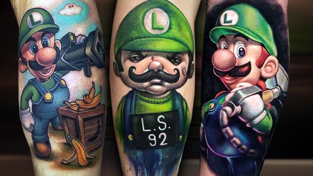 Mario vs Luigi tattoo  Win Picture  Webfail  Fail Pictures and Fail  Videos