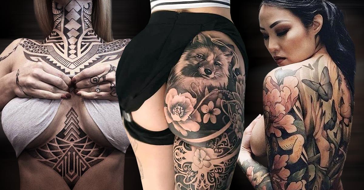 Tattoos frauen brust bei