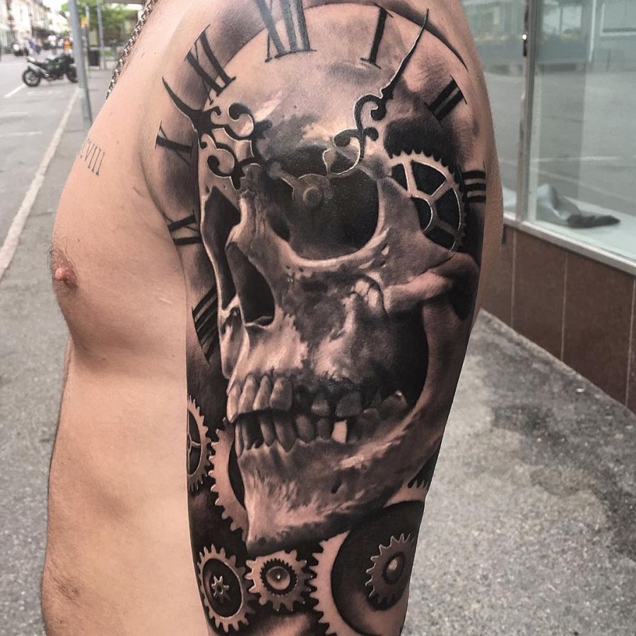 Schädel Tattoo Spirit