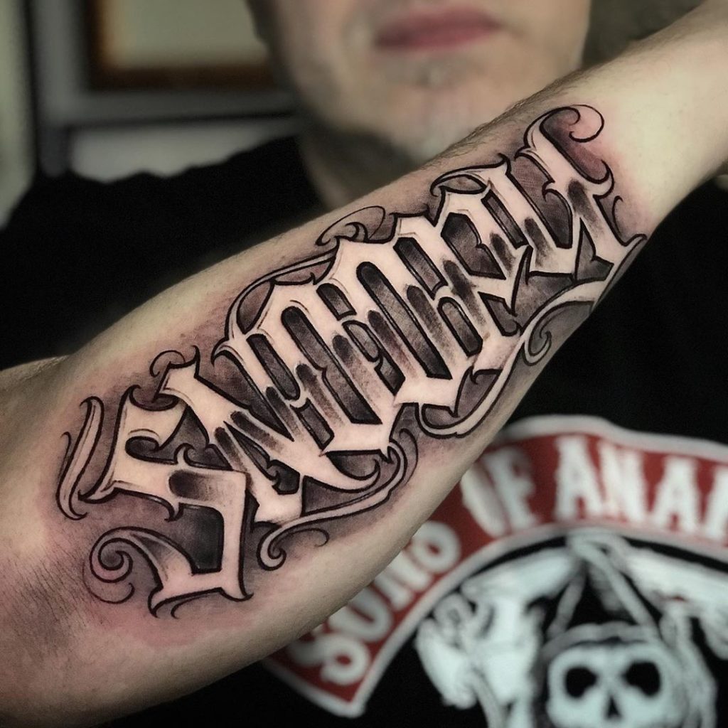 Tattoo unterarm schrift vorlagen