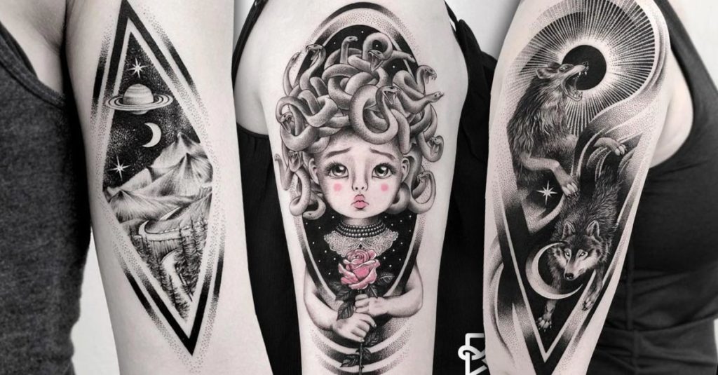 Origineller Stilmix aus Stockholm Tattoo Spirit