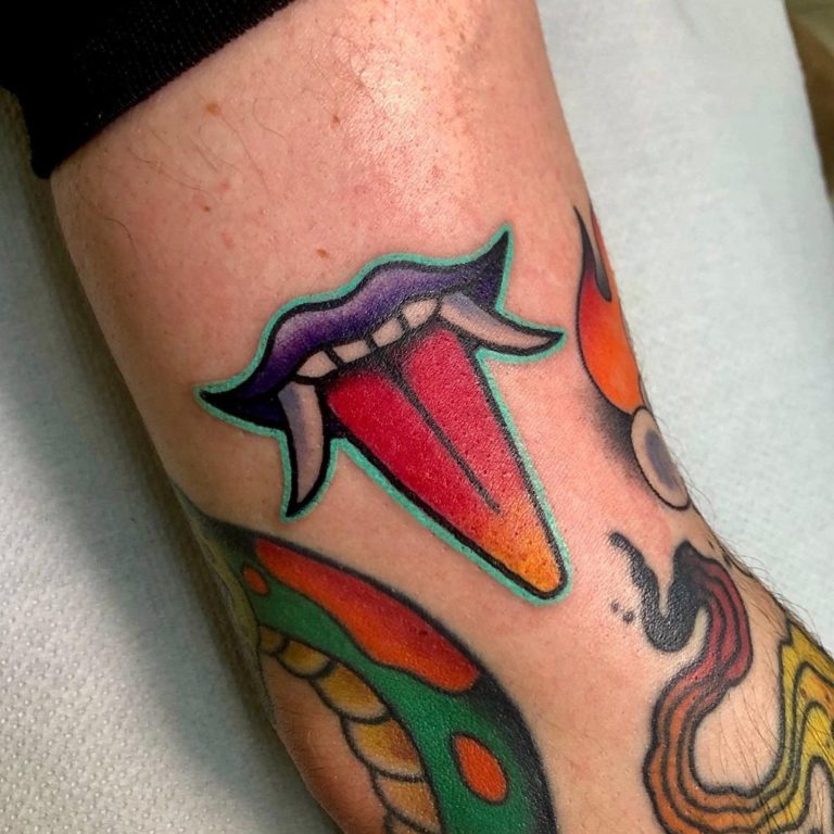 Definitiv nicht auf den Mund gefallen Tattoo Spirit