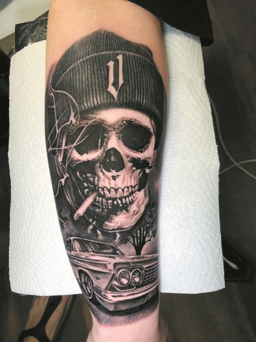 Black &amp; White in Karlsruhe Tattoo Spirit